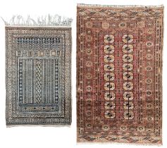 Bokhara rust ground rug