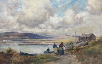 Owen Bowen (Staithes Group 1873-1967): Bringing in the Catch