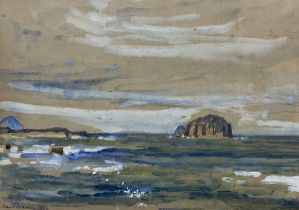 Rowland Henry Hill (Staithes Group 1873-1952): The Bass Rock