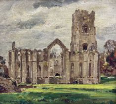 Owen Bowen (Staithes Group 1873-1967): Fountains Abbey