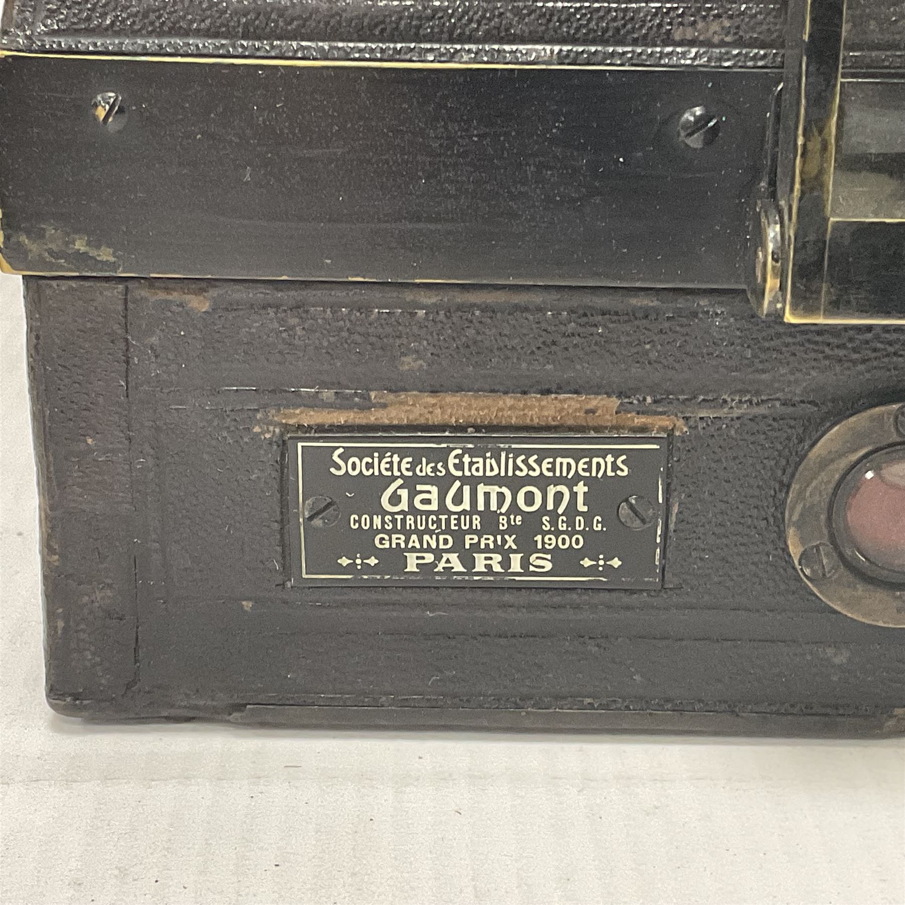 L. Gaumont & Cie Grand Prix 1900 Stereo Spido plate camera - Image 8 of 18