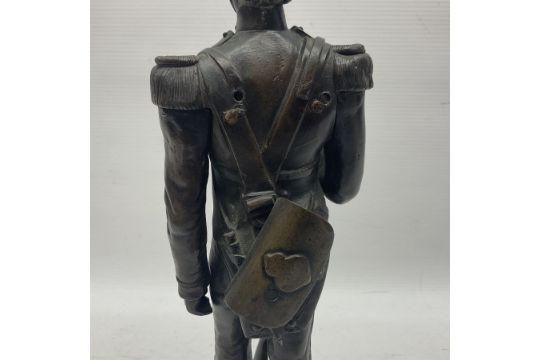 Bronzed figure of a Grenadier guard - Image 10 of 16