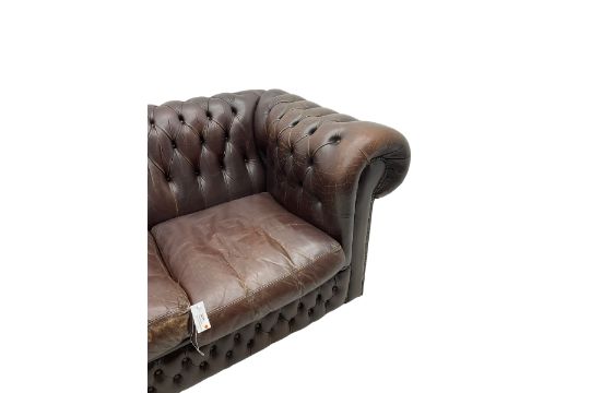 Three-seat Chesterfield sofa - Image 3 of 5