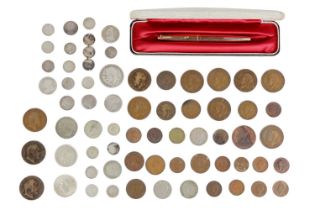 GB coinage / Parker Pen including silver