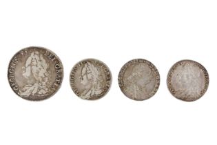 GB George II and III silver coins