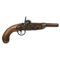 An early 19th century percussion Service pistol.