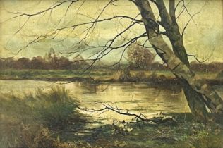 Frank BESWICK (act.1881-1929) River landscape
