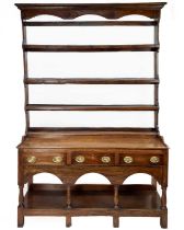 A George III oak dresser.