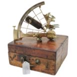 A micrometer sextant by Heath & Co Ltd.