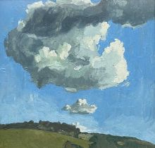 Francis HEWLETT (1930-2012) Huge cloud over Flushing