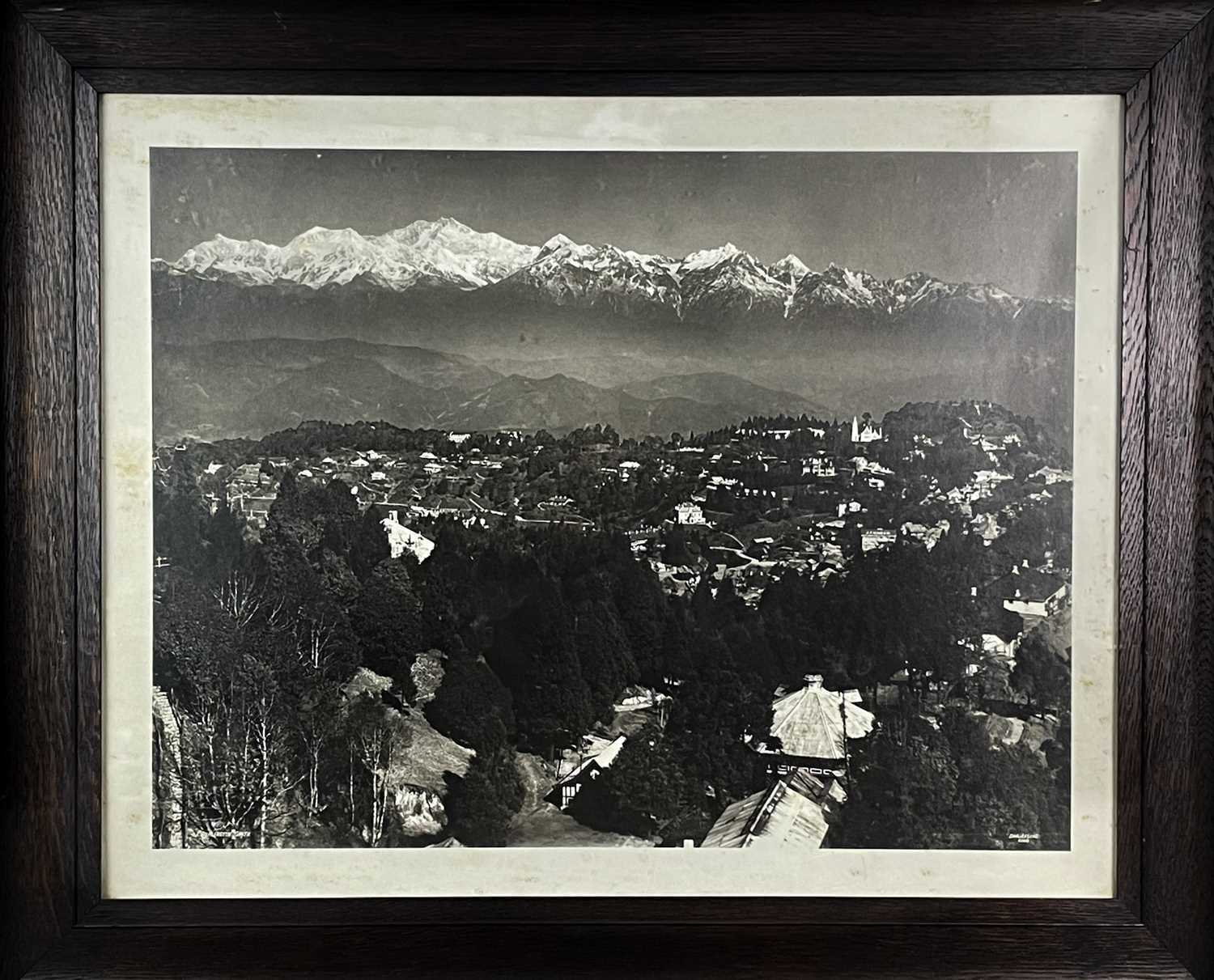 J. Burlington Smith, large photograph of Himalayas, Darjeeling, circa 1900-1920.. - Image 2 of 3