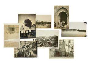 Thirty-nine black & white photographs relating to the Middle East, circa 1920's.