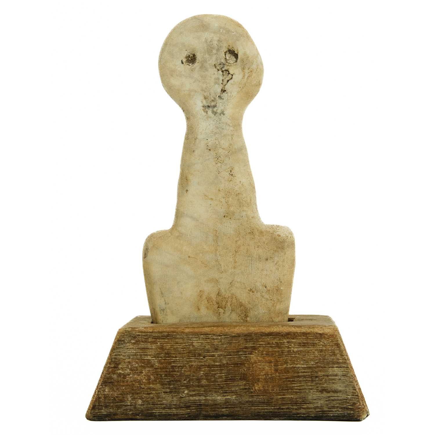 An early Anatolian abstract marble idol. - Image 3 of 7