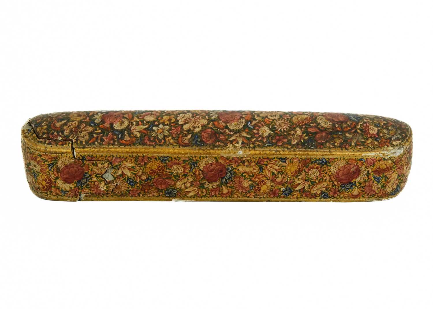 A Qajar lacquer pen box (qalamdan), Persia, 19th century. - Image 2 of 5