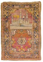 An Afghan rug, circa 1920-1930.