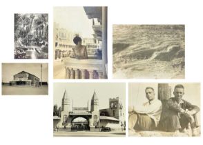 Thirty-eight black and white photos relating to Egypt, circa 1920's.