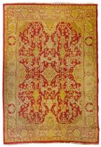 An Indian 'Sumak style' rug, mid-late 20th century.