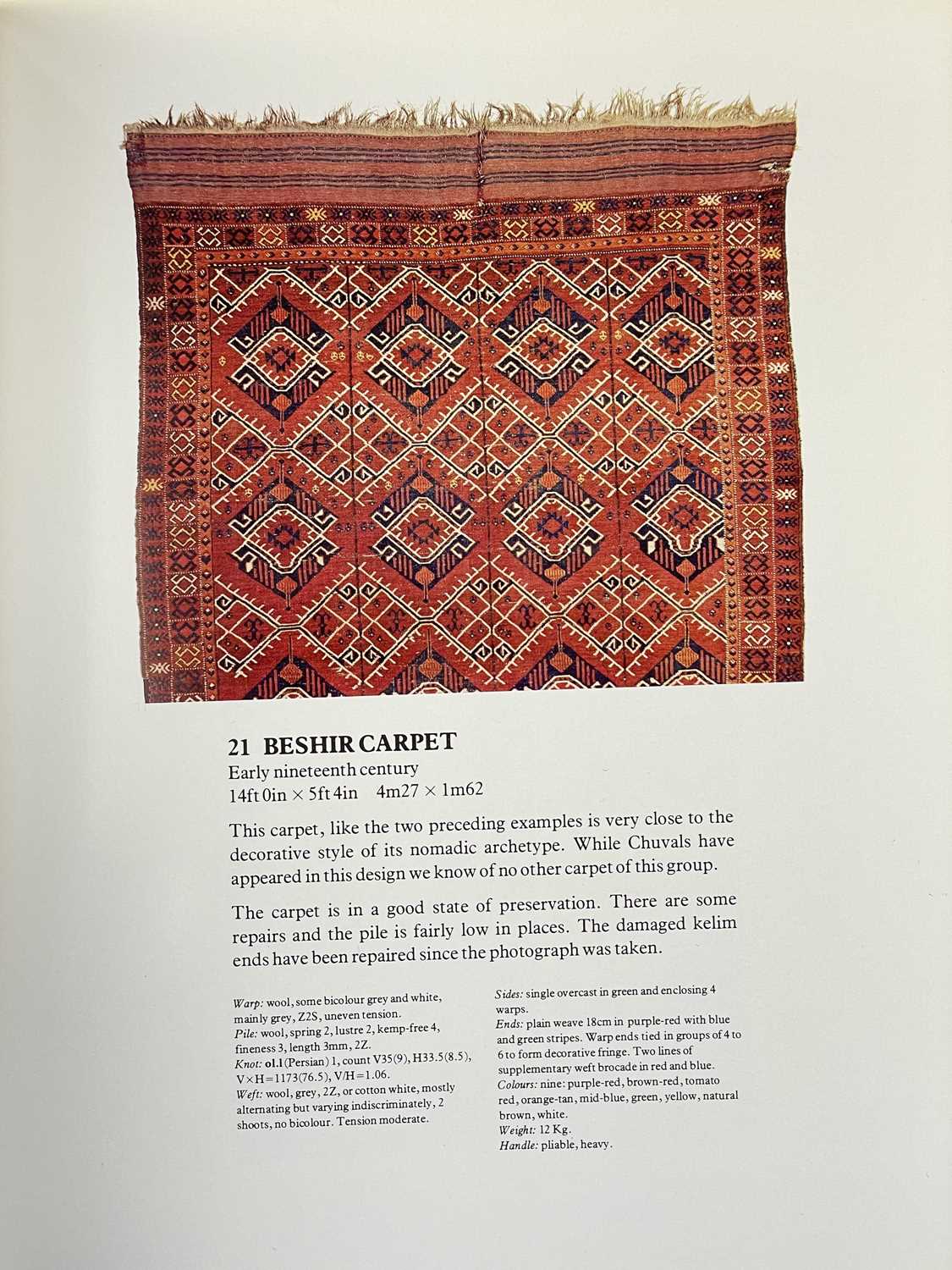 Thirteen books relating to antique rugs and carpets. - Image 2 of 8