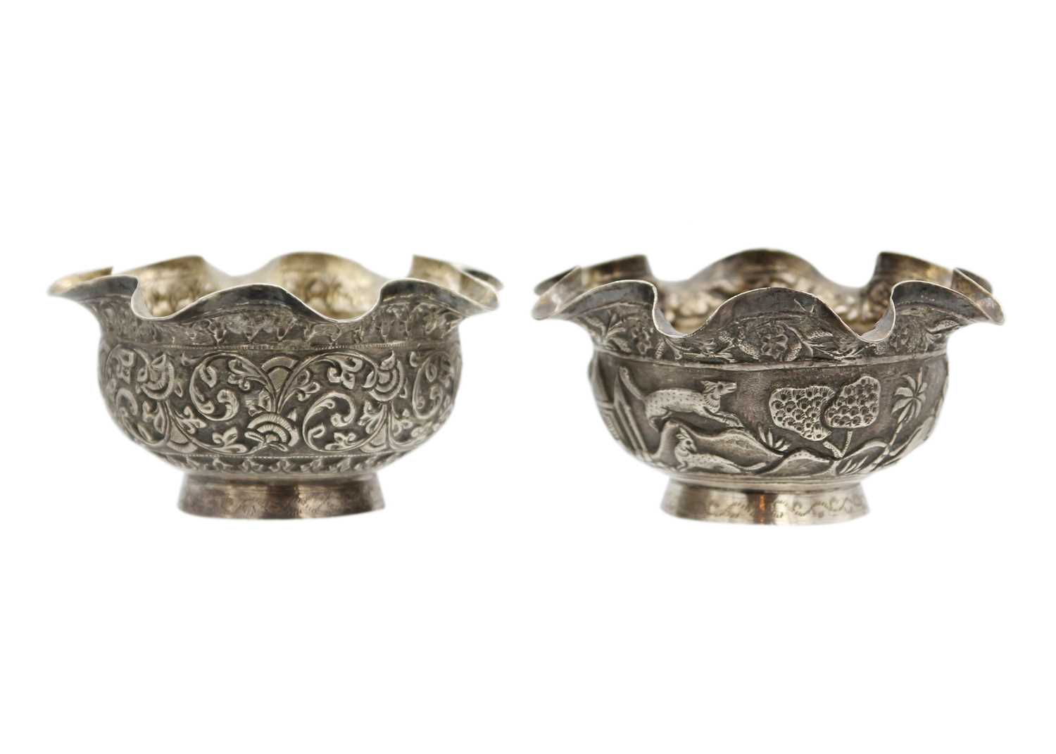 Two Indian silver bowls, early 20th century. - Image 3 of 7