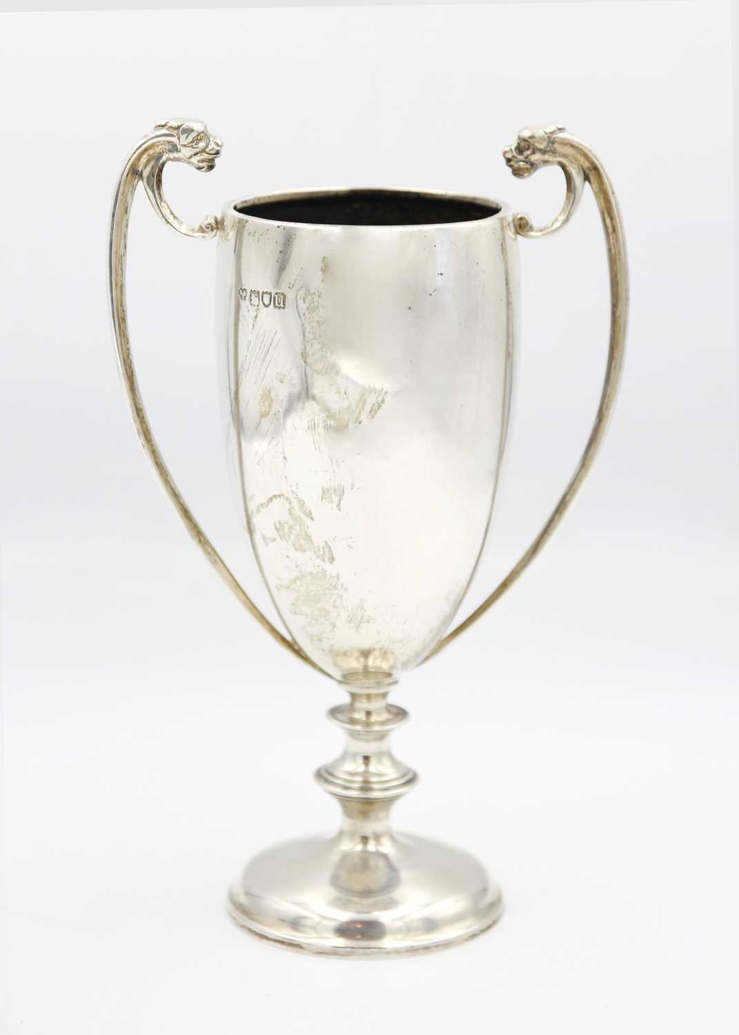 A silver trophy cup inscribed 'Rangoon Paperchase Club, 1916'. - Image 4 of 6