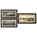 J. Burlington Smith, two large photographs of Himalayas, Darjeeling, circa 1900-1920..