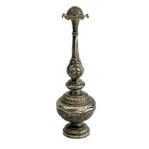 An Ottoman silver rose water sprinkler, circa 1900.