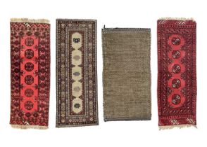 Two Afghan rugs, mid-late 20th century.