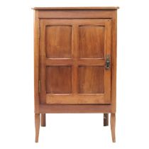 An Arts and Crafts Cotswold school walnut side cupboard.