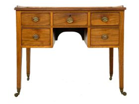 A George III mahogany dressing table.