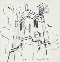 Tony GILES (1925-1994) St Neot Church, 1976