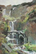 Charles Walter SIMPSON (1885-1971) The Bronte Waterfall
