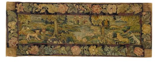 A Flemish style rectangular tapestry.