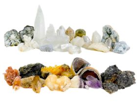 A collection of minerals.