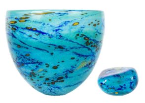 Peter Layton (1940) Studio glass bowl.