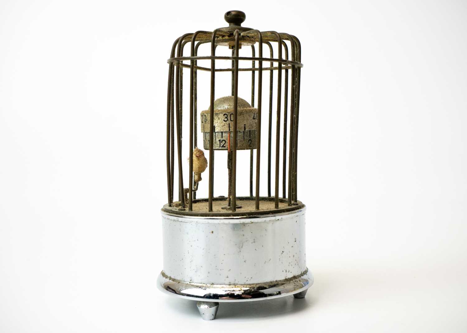 A novelty bird cage alarm clock. - Image 2 of 4