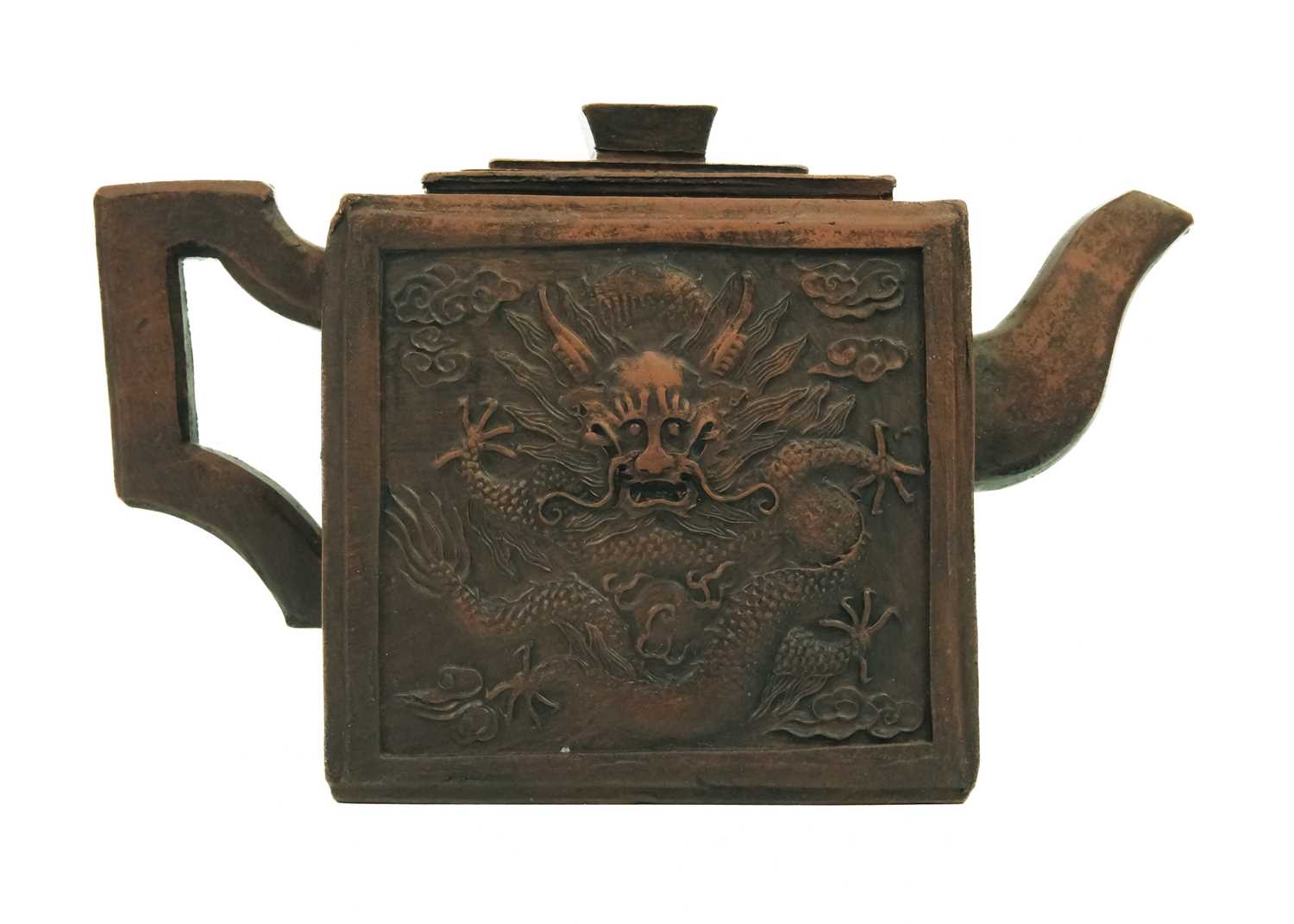 A Chinese Yixing teapot, 20th century. - Image 2 of 7