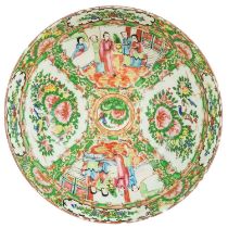 A Chinese Canton porcelain bowl, 20th century.