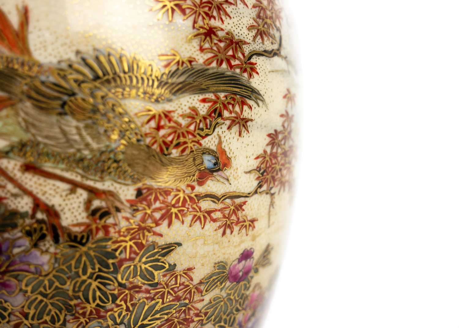 A Japanese Satsuma vase, Meiji period. - Image 7 of 7