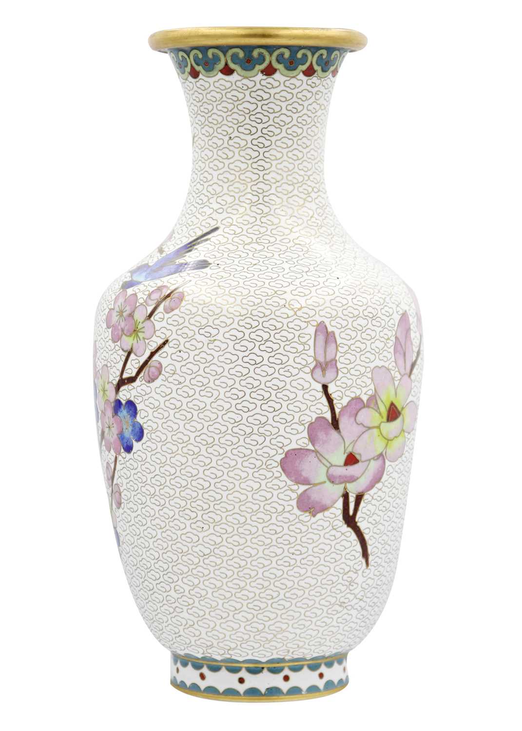 A Chinese cloisonne jardiniere, early 20th century; - Image 3 of 11