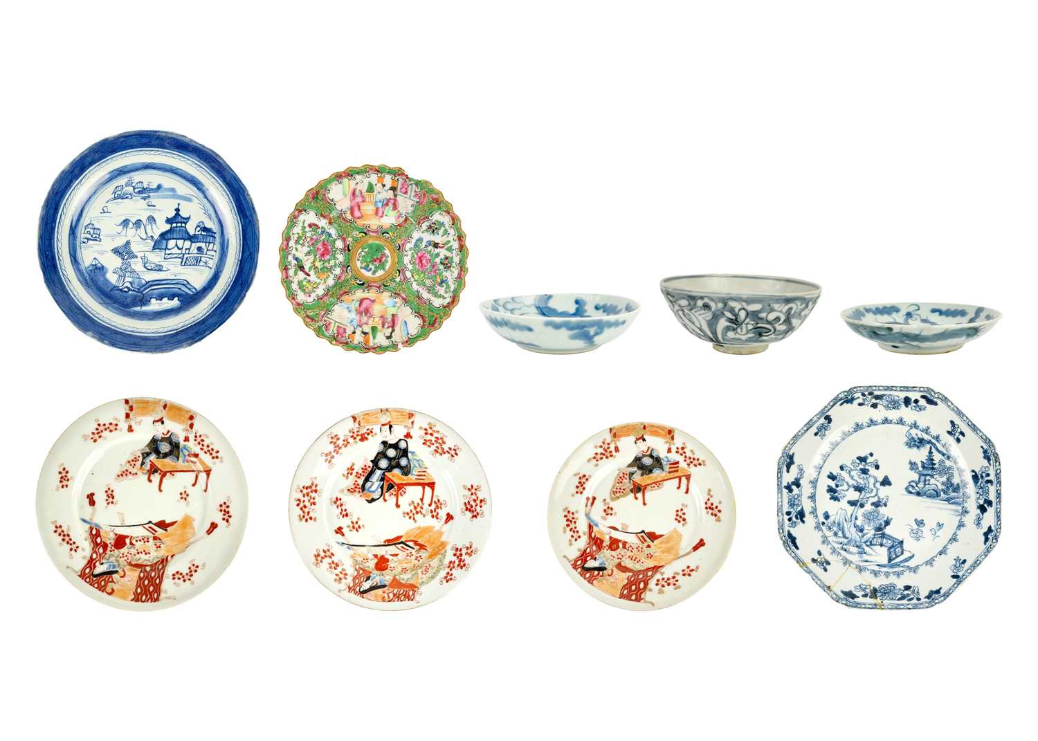 A Chinese provincial blue and white bowl.