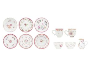 A quantity of Chinese famille rose porcelain, 18th century.