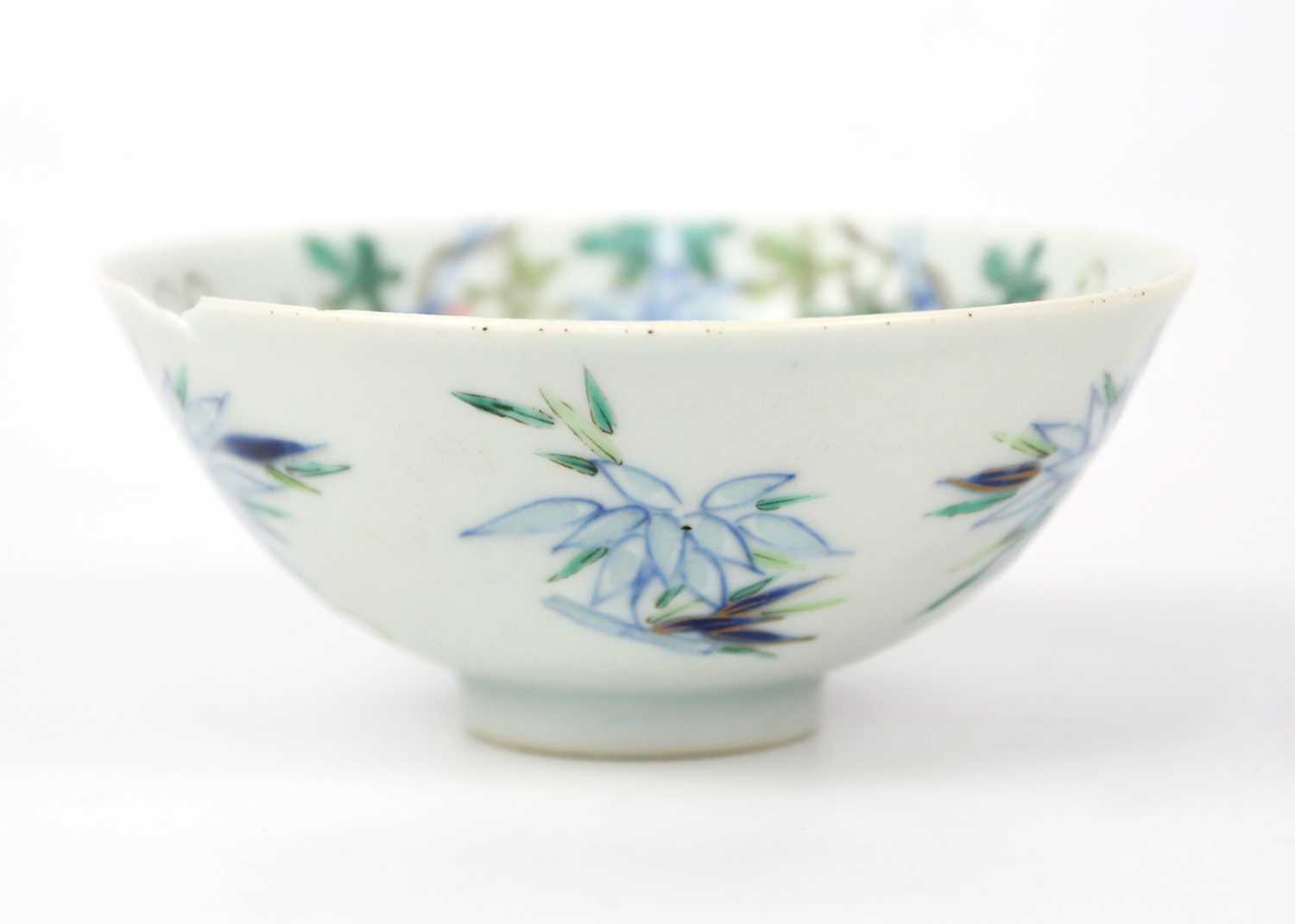 A Chinese famille rose porcelain bowl, 19th century. - Image 4 of 12