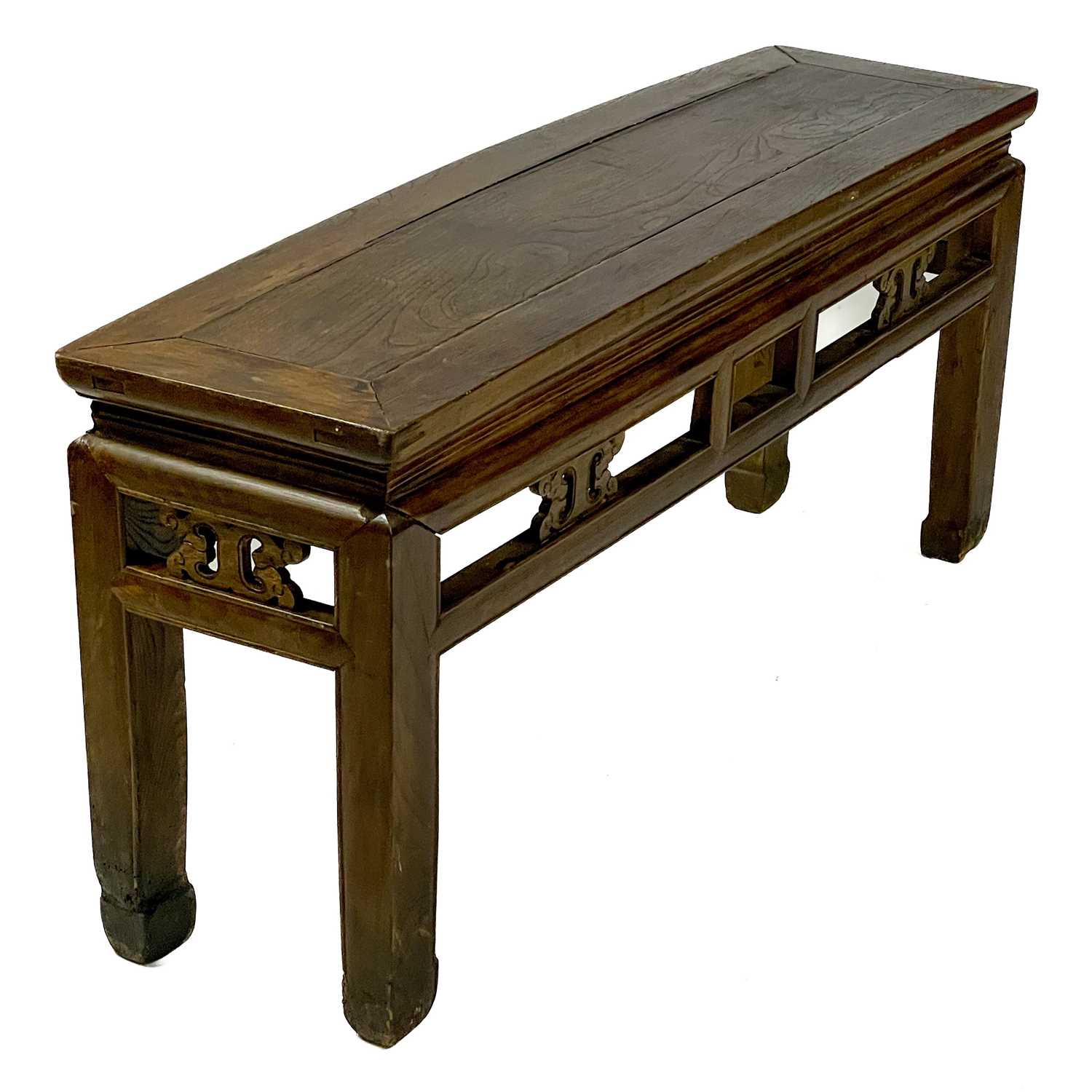 Two similar Chinese hardwood centre tables - Image 3 of 5