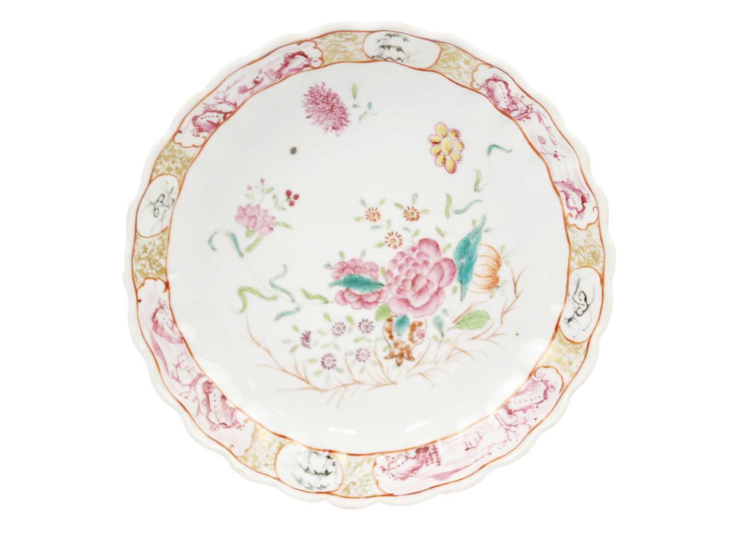 Two Chinese Imari porcelain plates, 18th century. - Image 2 of 9