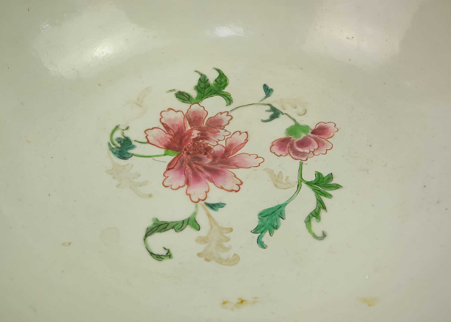 A Chinese blue-ground porcelain punch bowl, Qianlong period. - Image 7 of 9