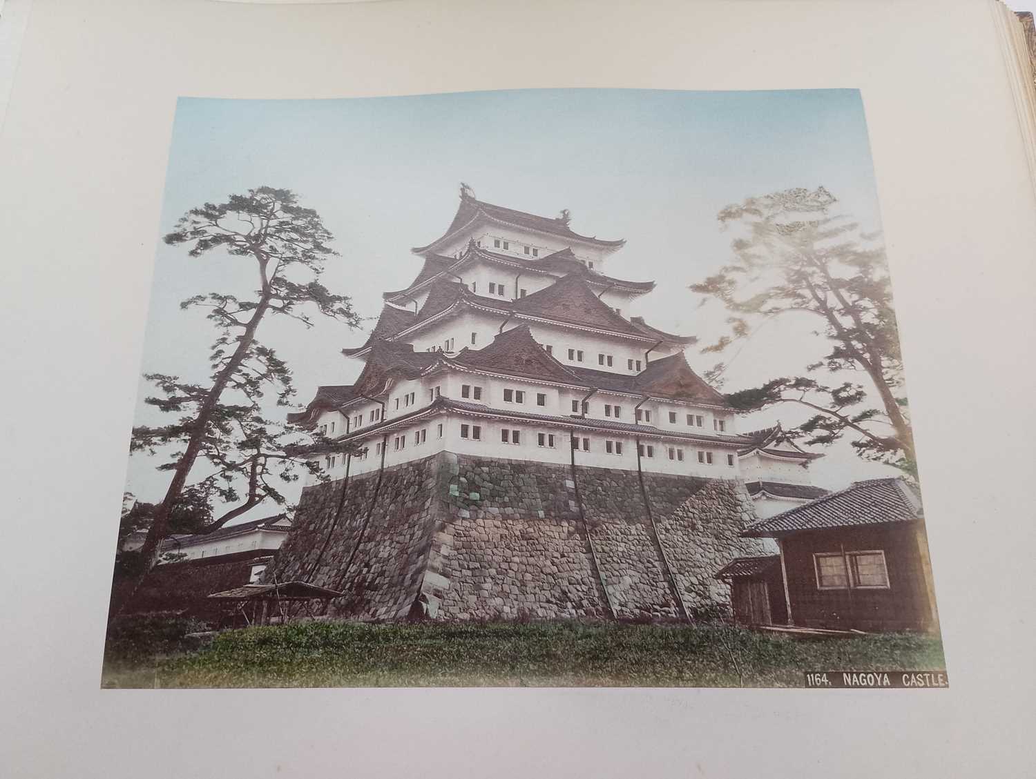 A Japanese hand coloured photo album with lacquer cover, Meiji period. - Image 30 of 52