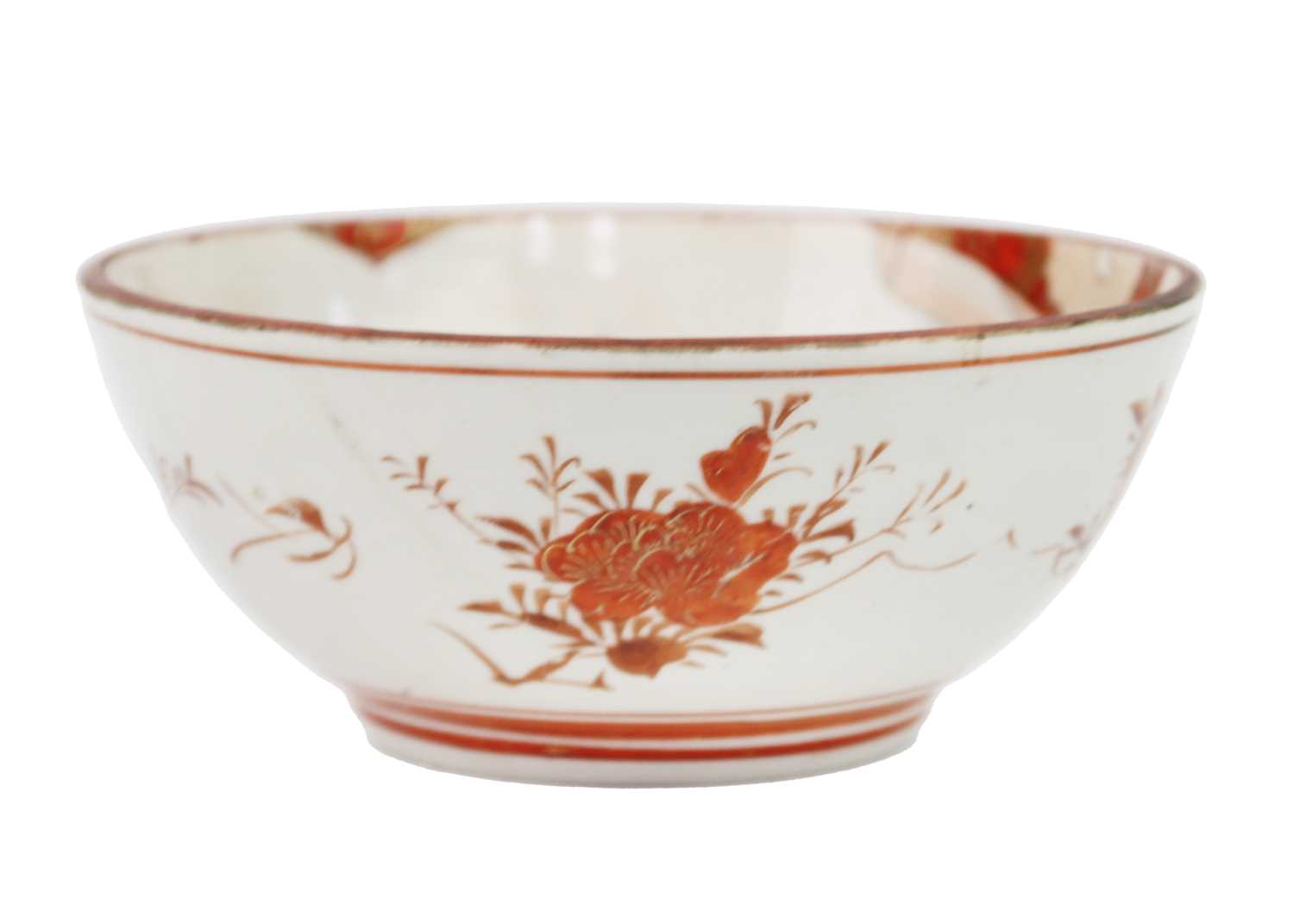 Five Japanese Kutani bowls, signed, late Meiji period. - Image 3 of 13