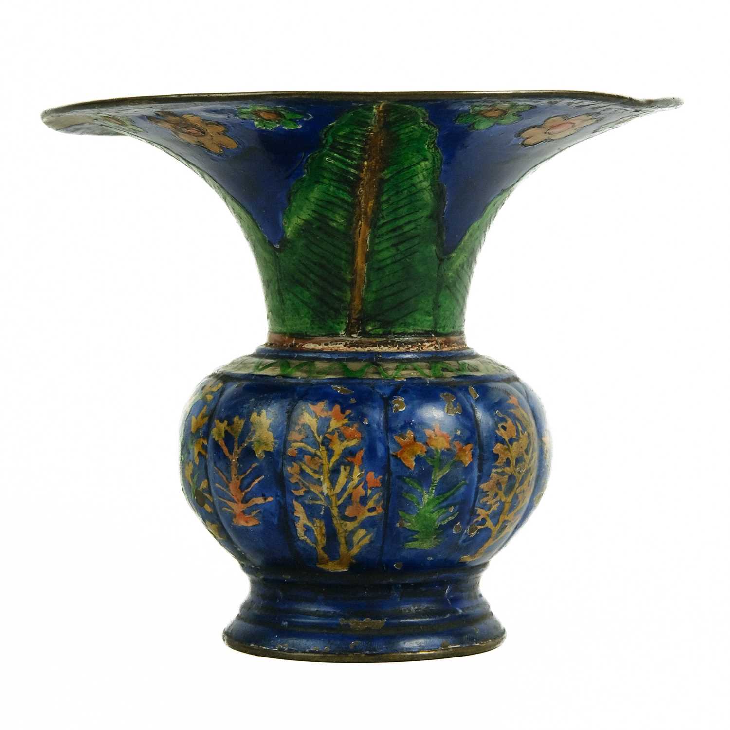 A Chinese Canton painted copper vase, circa 1800. - Image 3 of 5