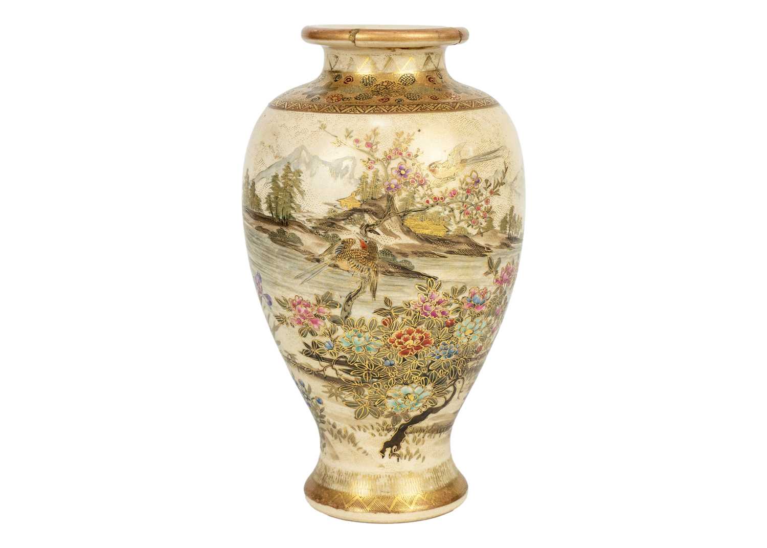 A Japanese Satsuma vase, Meiji period. - Image 4 of 7