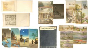 A collection of Chinese and Japanese pictures, prints and photographs, mainly early 20th century.